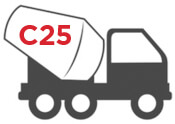 c25 Concrete mixer